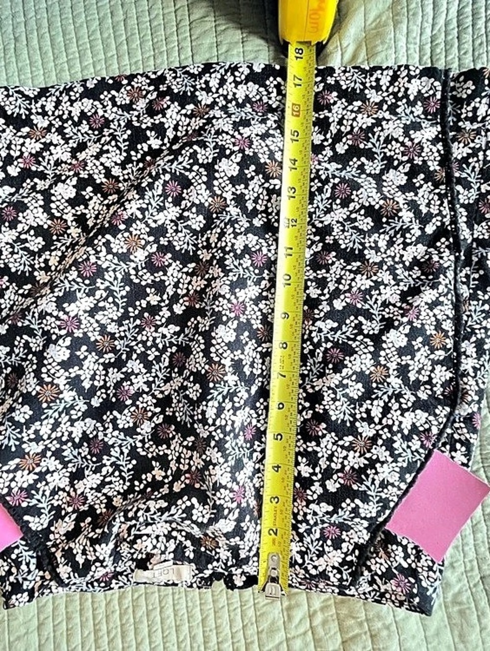 LOFT Floral Mini Skirt Size 2